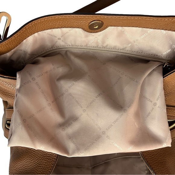 MICHAEL KORS Leighton Large Shoulder Tote brown - Picture 15 of 16